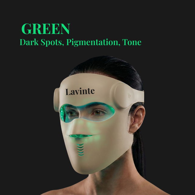 Mask glowing green
