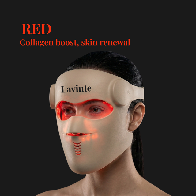 Mask glowing red