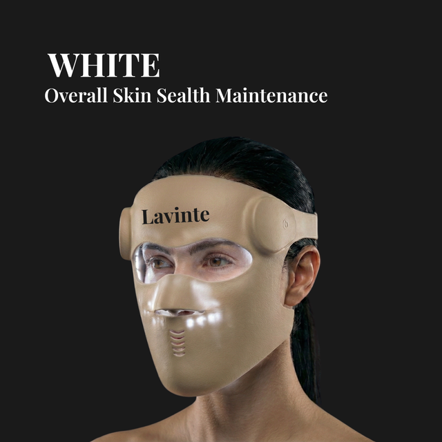 Mask glowing white